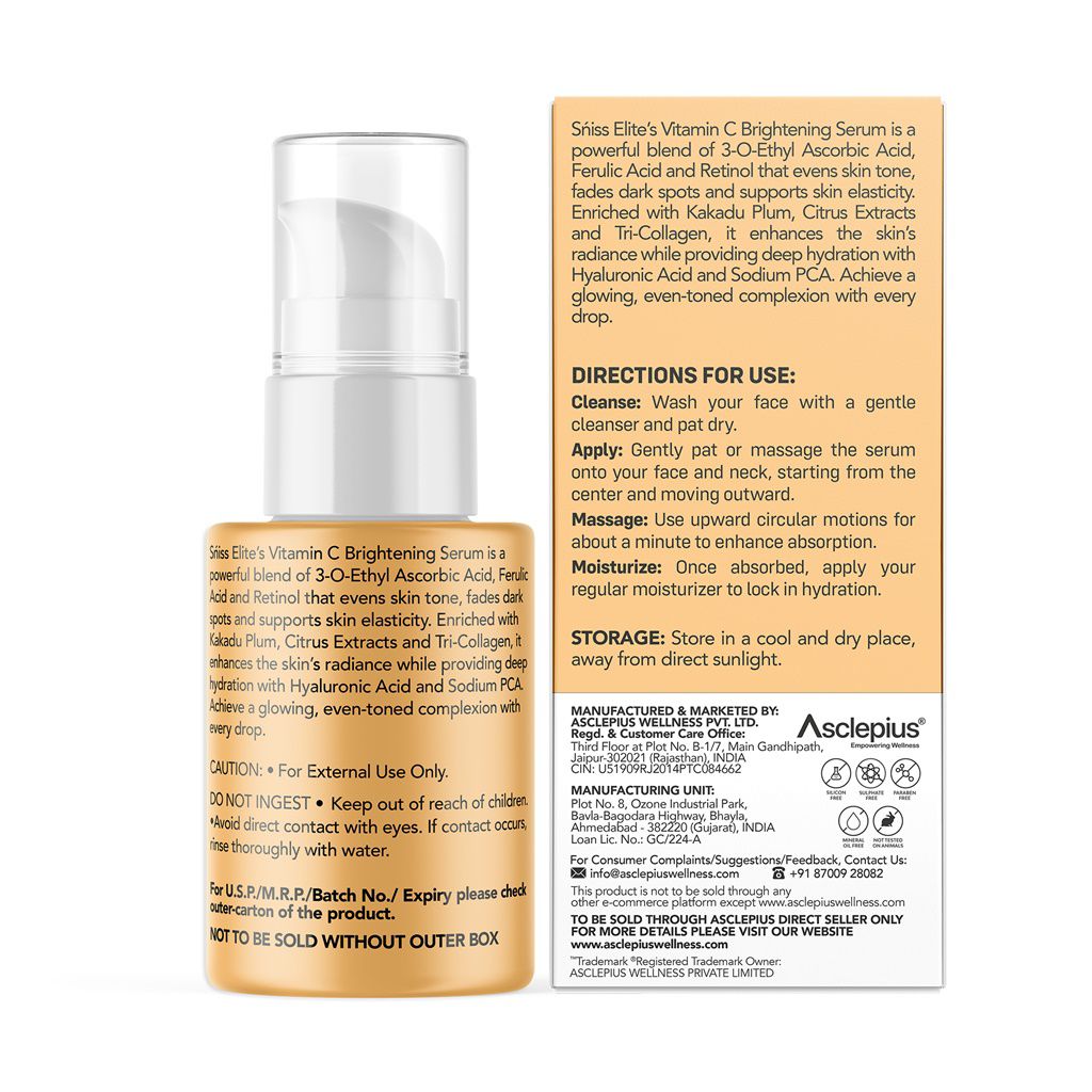 SNISS Elite 20% Vitamin C Face Serum