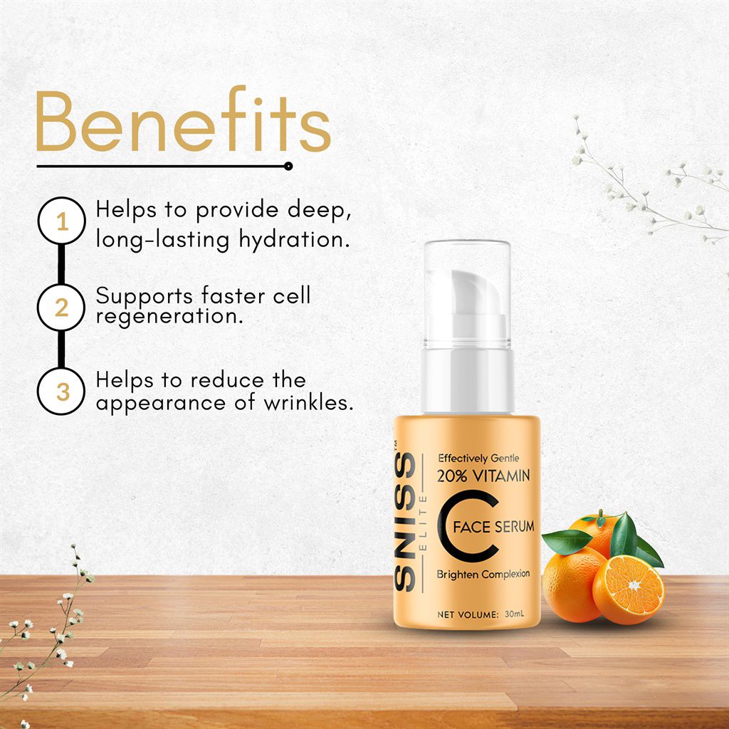 SNISS Elite 20% Vitamin C Face Serum